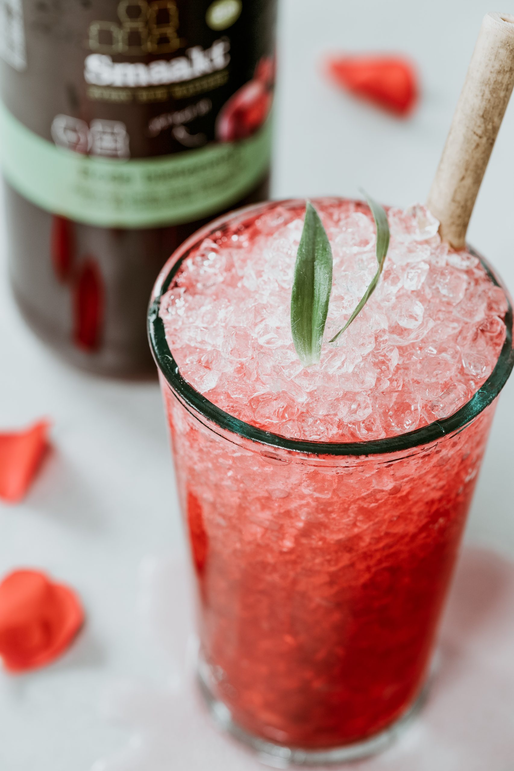 Juicy Details Little Red Rooster mocktail
