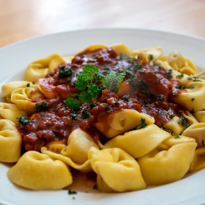 Tortellini paddestoelen