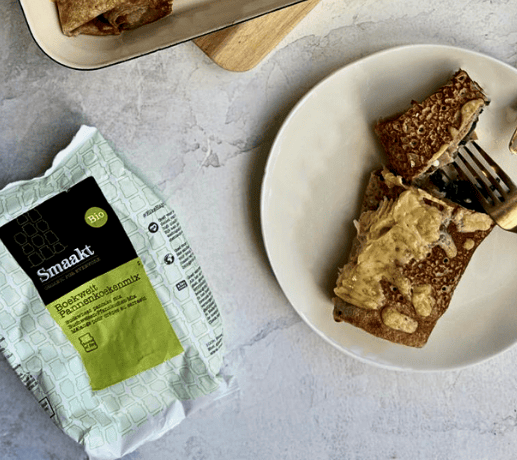 Boekweitpakketjes met champignons uit de oven