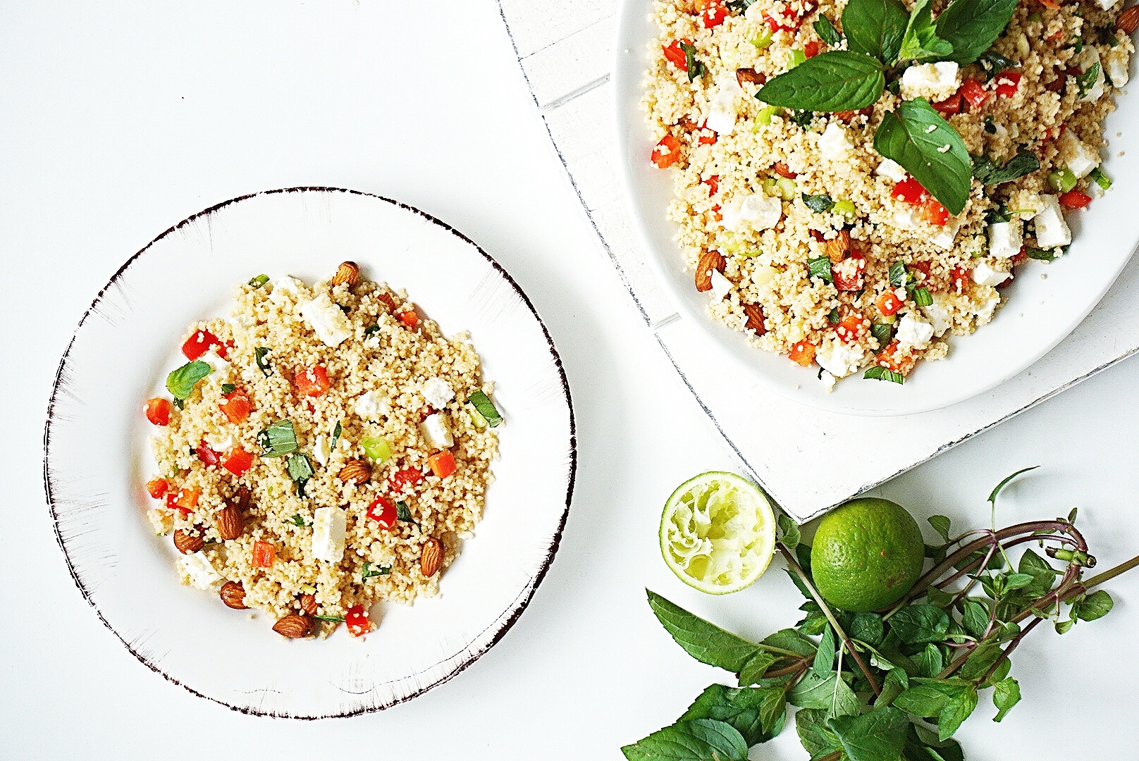 Couscous salade met feta & limoendressing