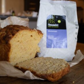 Amerikaans Cornbread gemaakt met Smaakt maismeel